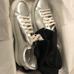 givenchy silver sneakers